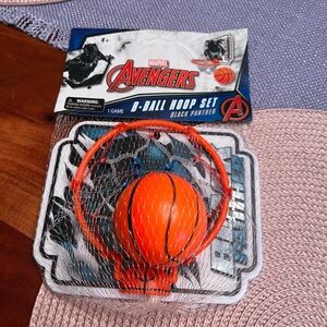 new marvel avengers basketball hoop set black panther